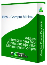 Addons Interspire para B2B Venda atacado Valor Minimo para Compra